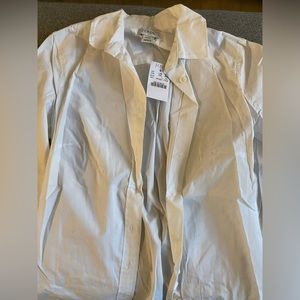WHITE J.CREW BUTTON DOWN